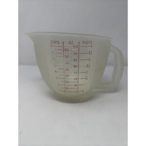 Vintage TUPPERWARE #Mix N Store 8 Cup 2 Qt Measuring Bowl Pitcher NO LID